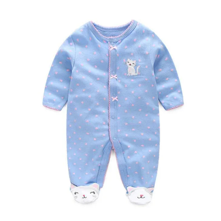 Baby Clothes Newborn Home Wear Cotton Baby Girl Romper Baby Costume Infant Boy Sleep Comfortable Pajamas - BIG FRENCHIES
