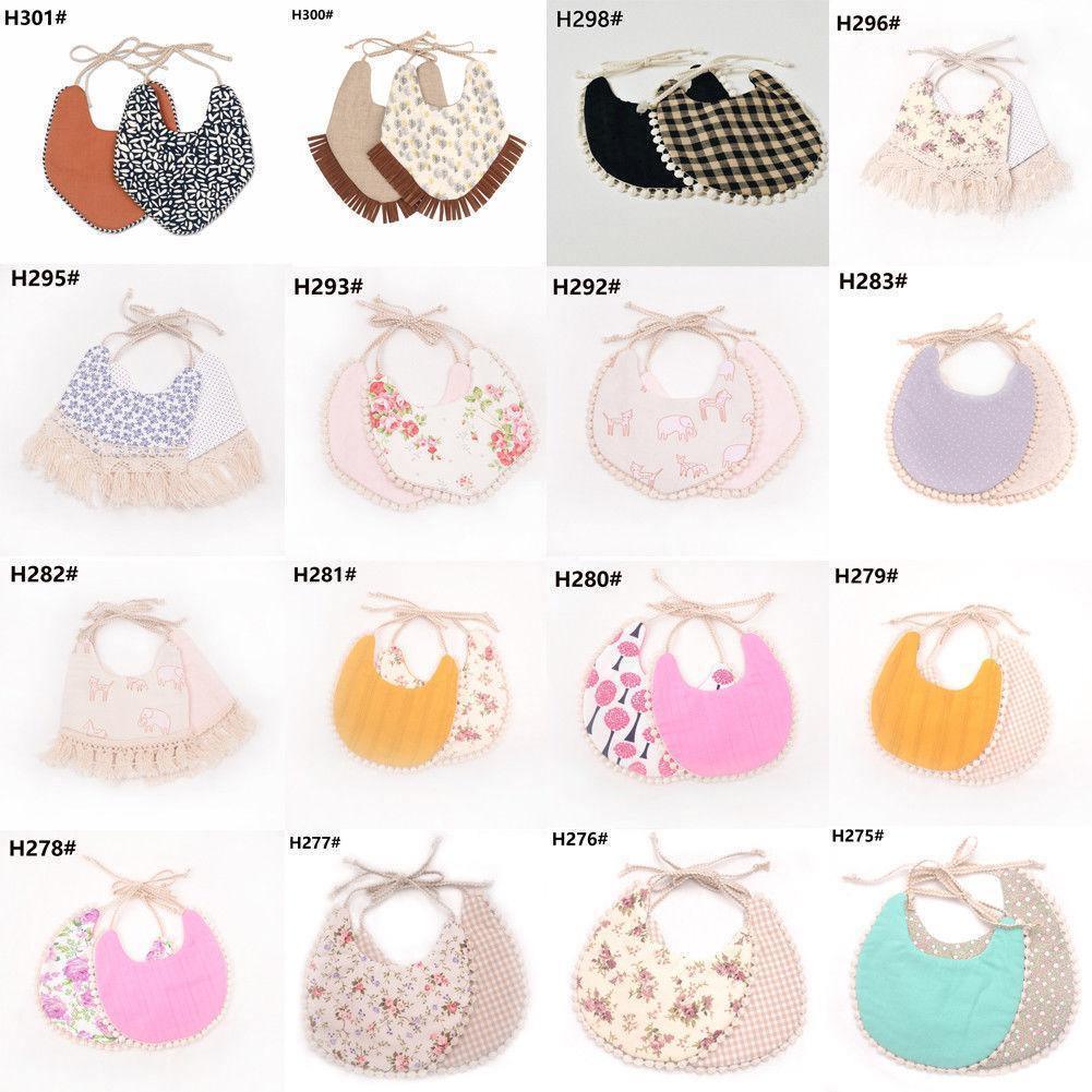 Handmade Luxury Floral Baby Bib Accessories Burp Cloths Newborn Baby Boy Girl Kids Cartoon Bibs 100% Cotton Linen Waterproof Saliva Bib For Kids - BIG FRENCHIES