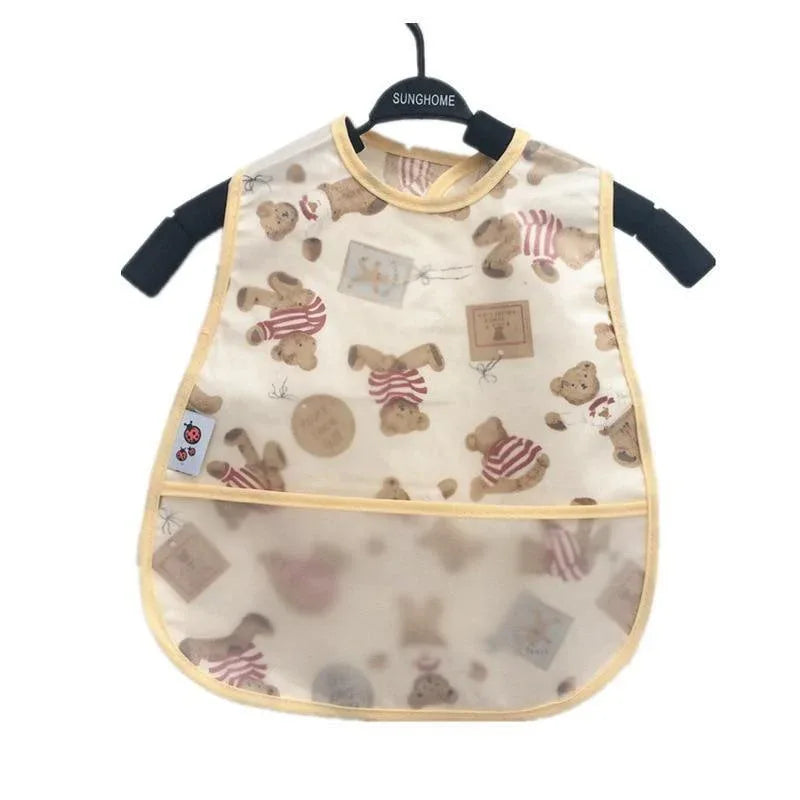 Adjustable Baby Bibs Waterproof Lunch Feeding Bibs Baby Cartoon Feeding Cloth Children Baby Bib for Kids - BIG FRENCHIES