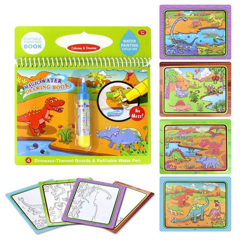 Magic Water Drawing Books Coloring Books Doodle & Magic Pen Painting Drawing Board Children Painting Toys Birthday Gifts - BIG FRENCHIES