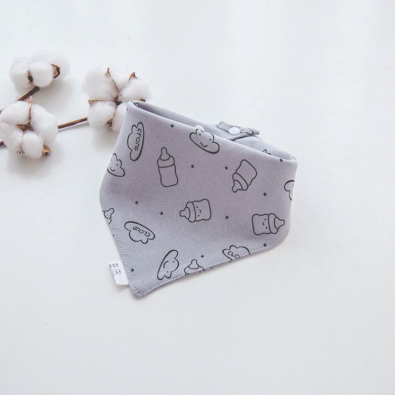 Cotton Cartoon Bandana Feeding Saliva Towel Waterproof Bibs For Baby Burp Accessory Adjustable Button Durable Baby Towels - BIG FRENCHIES