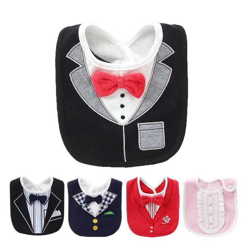 Newborn Scarf Baby Bib Waterproof Feeding Bib Bandana Bow Tie Baby Bibs Silicone Bib For Kids - BIG FRENCHIES