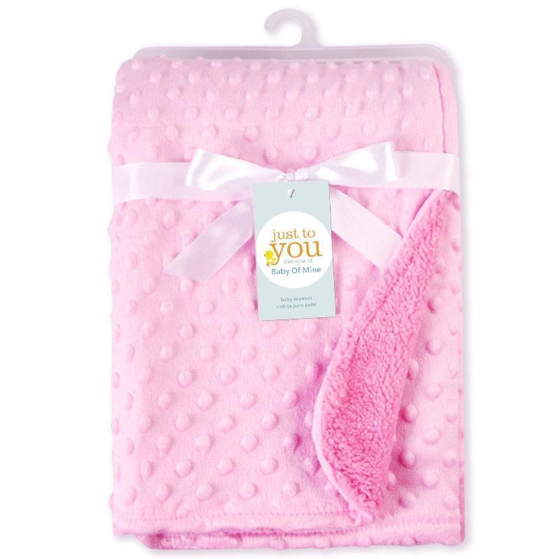 Modern Luxury New Baby Blanket Swaddling Newborn Thermal Soft Fleece Blanket Solid Bedding Set Cotton Quilt For Baby - BIG FRENCHIES