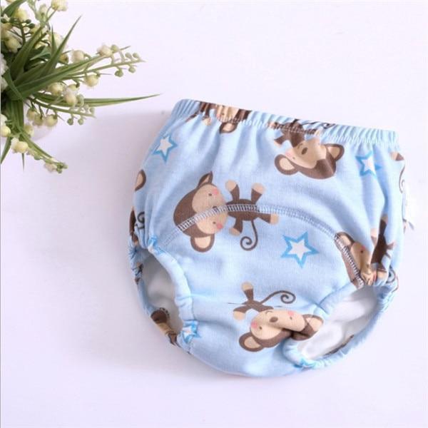 6 Layer Baby Cotton Training Pants Panties Cloth Diapers Reusable Child Nappies Breathable Diaper - BIG FRENCHIES