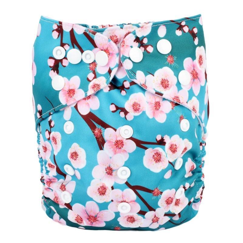 Baby Pocket Cloth Diaper Nappy Reusable Adjustable Washable No Inserts Nappie For Baby In Modern Printed Style - BIG FRENCHIES