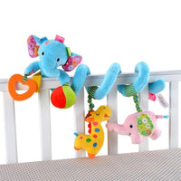 Stuffed Stroller Toys Animal Baby Crib Pram Bed Hanging Educational Infant Baby Rattle For Kids - BIG FRENCHIES