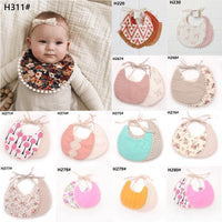 Handmade Luxury Floral Baby Bib Accessories Burp Cloths Newborn Baby Boy Girl Kids Cartoon Bibs 100% Cotton Linen Waterproof Saliva Bib For Kids - BIG FRENCHIES