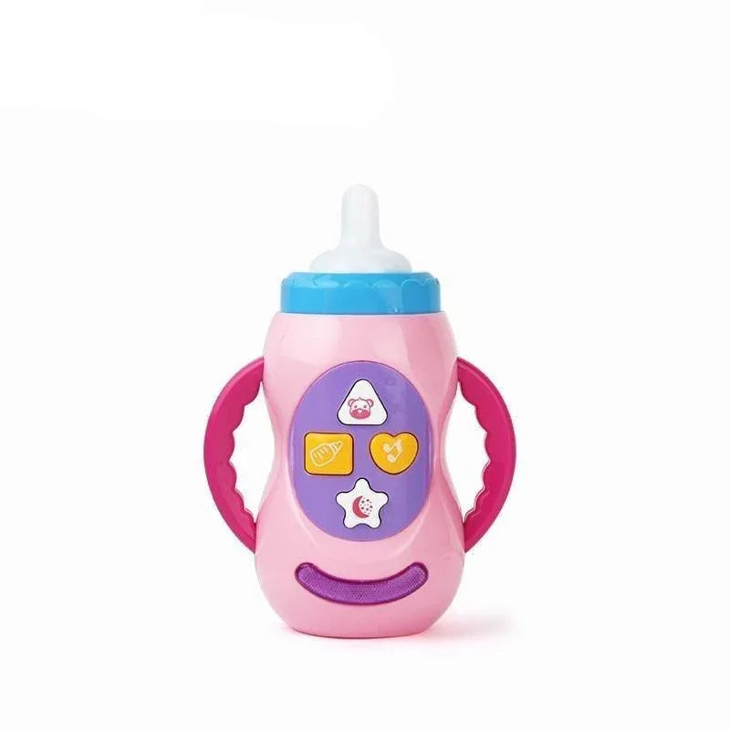 Baby Simulation Milk Bottle Toy LED Flashing Baby Bottle With Sound and Light Toys For Baby - BIG FRENCHIES