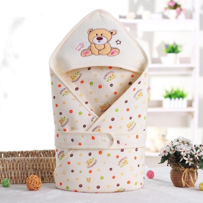 Cotton Infant Baby Sleeping Bag Envelope For Newborn Baby Bedding Wrap Sleepsack For Baby Blanket - BIG FRENCHIES