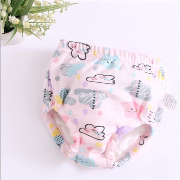 6 Layer Baby Cotton Training Pants Panties Cloth Diapers Reusable Child Nappies Breathable Diaper - BIG FRENCHIES