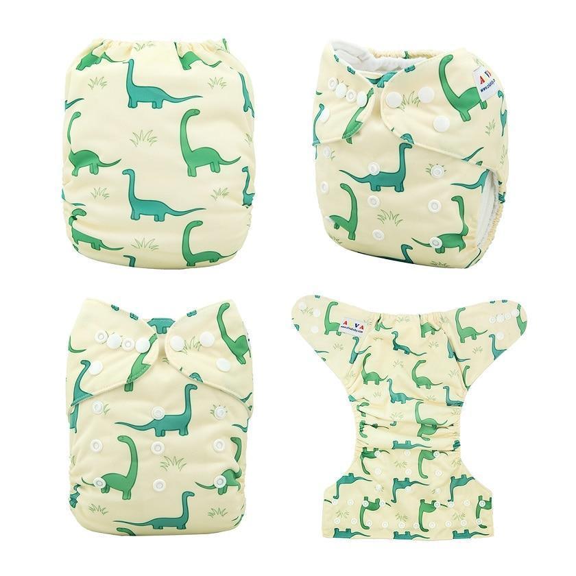 ModernLuxury Printed Baby Cloth Diaper Reusable Cloth Nappy Snap Adjustable Pocket Diaper Nappies For Baby Kids - BIG FRENCHIES