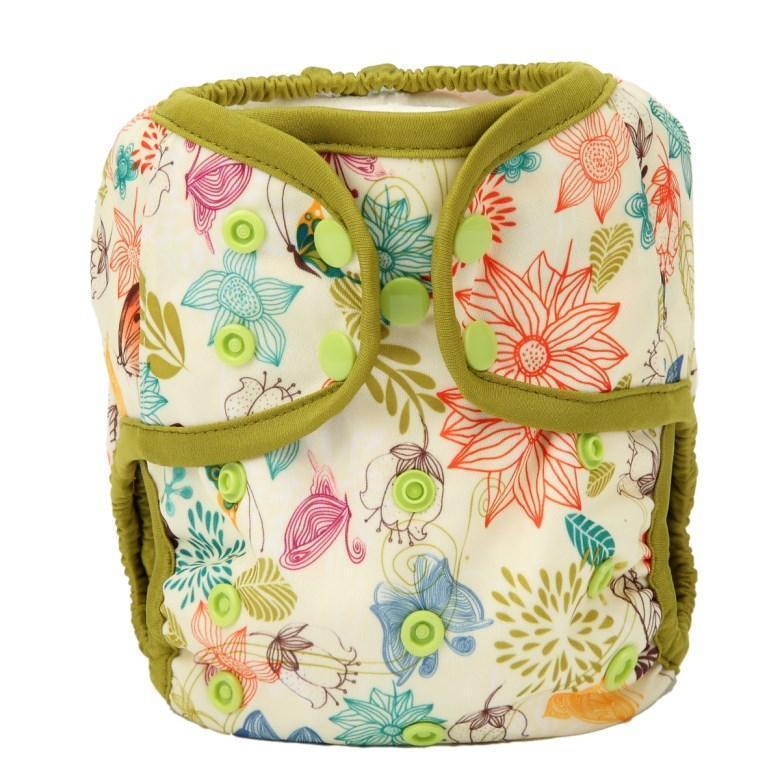 One Size Baby Cloth Diaper Cover Nappy Waterproof Double Gusset Design Adjustable Diapers For Babies - BIG FRENCHIES