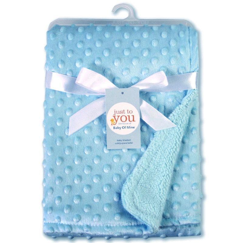 Modern Luxury New Baby Blanket Swaddling Newborn Thermal Soft Fleece Blanket Solid Bedding Set Cotton Quilt For Baby - BIG FRENCHIES