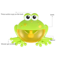 Baby Educational Bubble Machine Music Kids Bath Toy Bathtub Soap Automatic Bubble Maker Baby Bathroom Toy For Children - BIG FRENCHIES