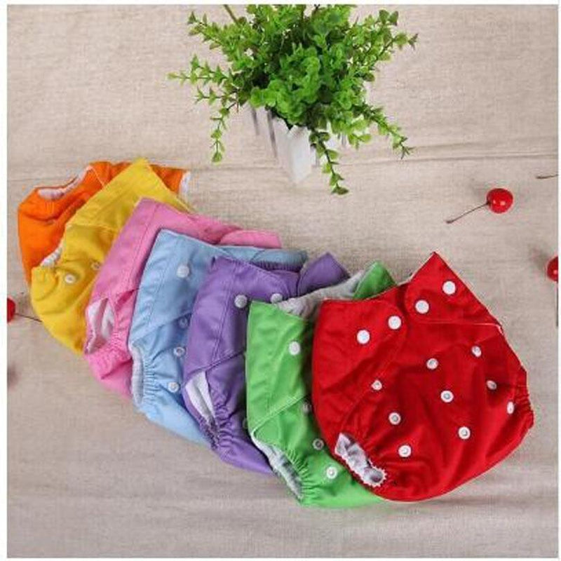 Baby Diapers Washable Reusable Nappies Grid/Cotton Training Pant Cloth Diaper Multiple Use For Baby And Kids - BIG FRENCHIES