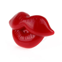Silicone Baby Lip Pacifier Kiss Pink Rose Red Lip Shape Teeth Soothers Funny Baby Pacifiers For Baby and For Kids - BIG FRENCHIES