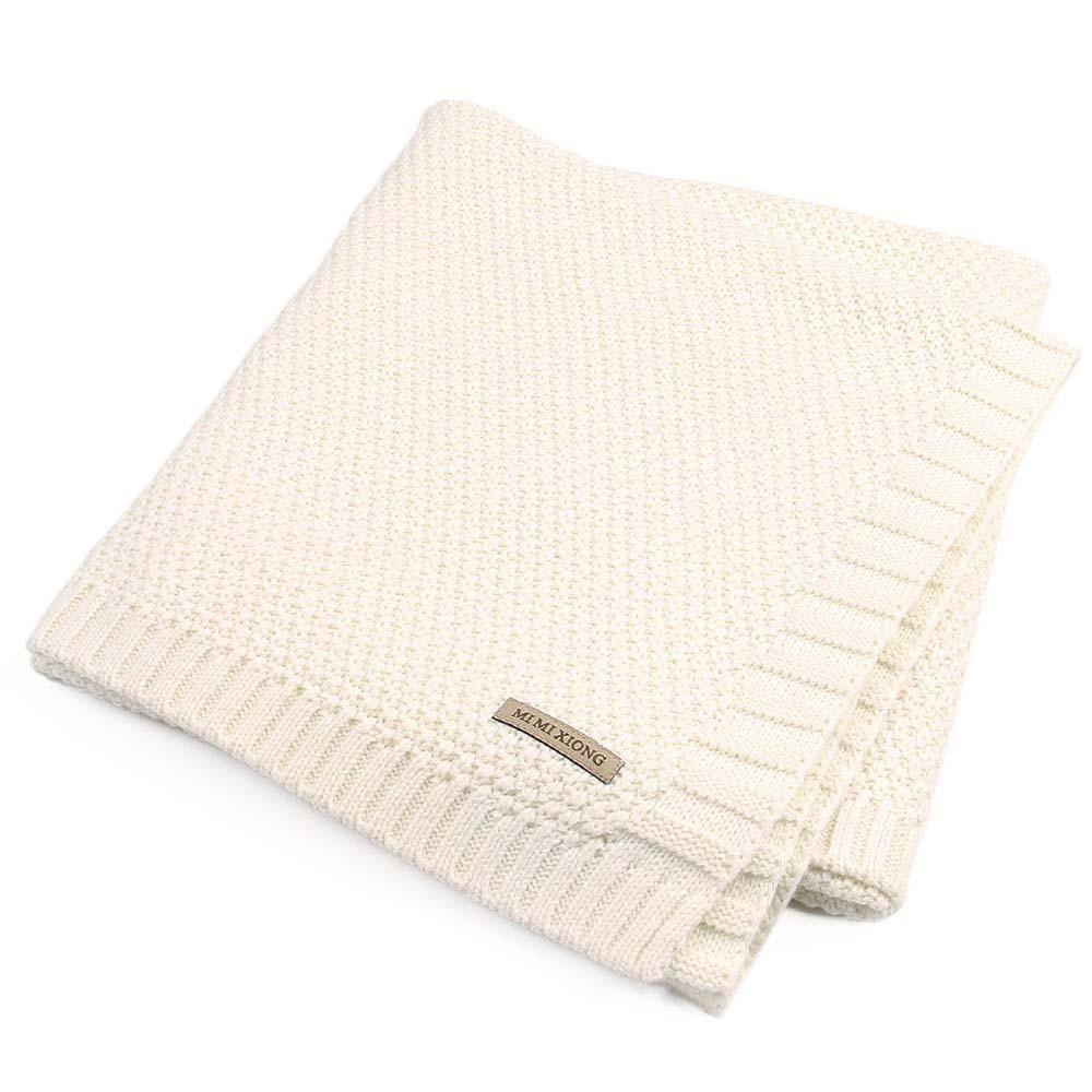 Baby Blanket Knitted Newborn Swaddle Wrap Blankets Super Soft Toddler Infant Bedding Quilt For Bed Sofa Basket Stroller - BIG FRENCHIES