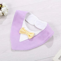 Infant Kids Bibs For Boy/Girls Newborn Feeding Waterproof Toddlers Soft Bow Burp Tie Scarf For Children - BIG FRENCHIES