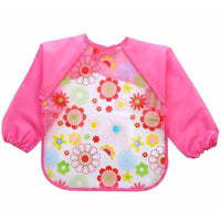 Waterproof Long Sleeve Girl Bibs Kids Burp Cloth Feeding Bib with Pocket Bib For Kids - BIG FRENCHIES