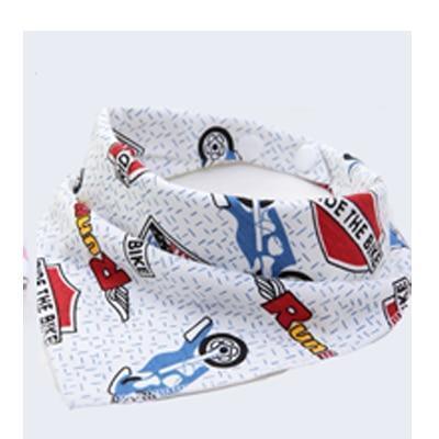 Cute Breathable Bibs Baby Feeding Cartoon Printing Super Absorbent Triangle Scarf Bib Cotton For Newborn Infant Girls And Boys - BIG FRENCHIES