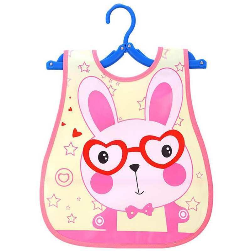 Cute Cartoon Print Baby Waterproof Long Sleeve Apron Children Feeding Smock Bib Baby Accessories - BIG FRENCHIES