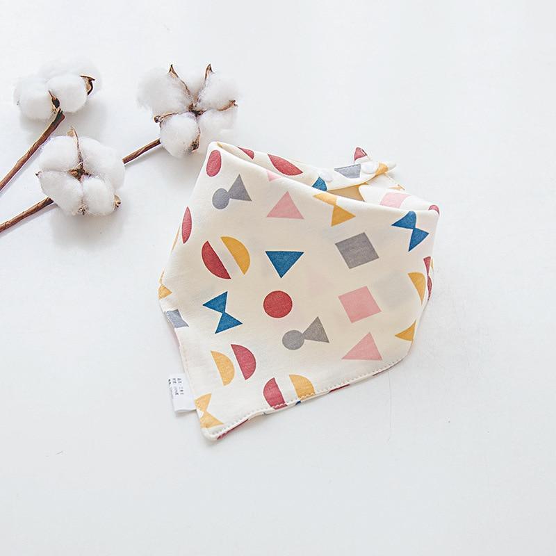 Cotton Cartoon Bandana Feeding Saliva Towel Waterproof Bibs For Baby Burp Accessory Adjustable Button Durable Baby Towels - BIG FRENCHIES