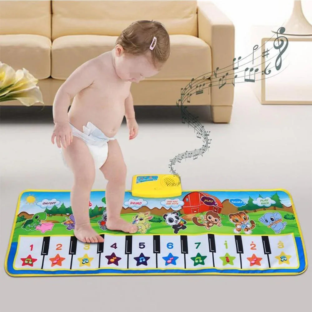 Baby Music Play Carpet Mat Children Kids Crawling Piano Carpet Educational Musical Toy For Kids - BIG FRENCHIES