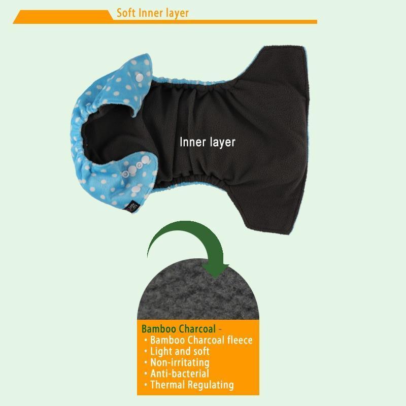 Modern 9/6PCS Set Bamboo Charcoal Washable Real Cloth Pocket NappiesFor Baby Boys and Girls Diaper Set In Modern Design - BIG FRENCHIES