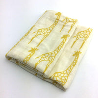 Baby Blankets Newborn Soft Organic Cotton Baby Blanket Muslin Swaddle Wrap Feeding Burp Cloth - BIG FRENCHIES