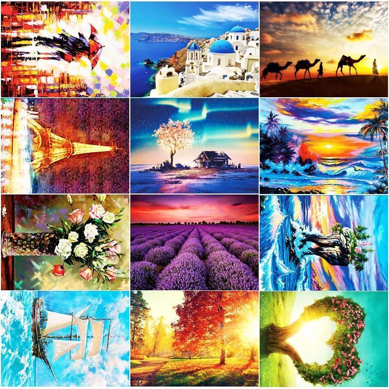 150 Piece Tube Beautiful Scenery Puzzles Toys for Children Adults Learning Education Brain Teaser Assemble Toy Games For All Generations - BIG FRENCHIES