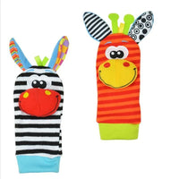 Colorful Wrist Rattles Infant Baby Kids Socks Rattle Toys Foot Socks Educational Toy High Quality Babies Gift - BIG FRENCHIES