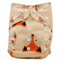 Baby Cloth Diapers Reusable Nappies Character Unisex Baby Care Pants Waterproof Pocket Cloth Diaper For Baby - BIG FRENCHIES