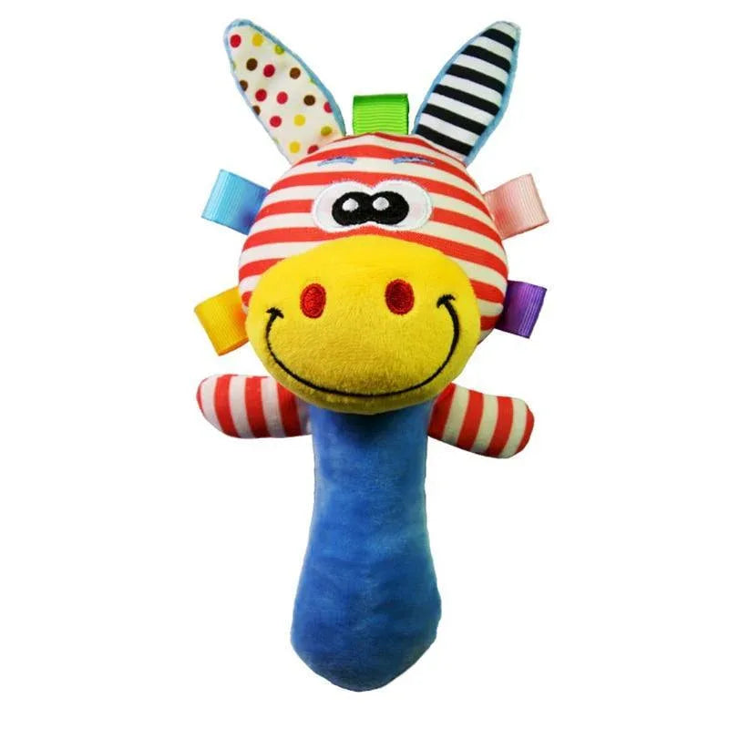 Newborn Baby Toys 0-12 Months Cartoon Baby Plush Rattle Mobile Bell Toy Infant Toddler Early Educational Toys For Kids - BIG FRENCHIES