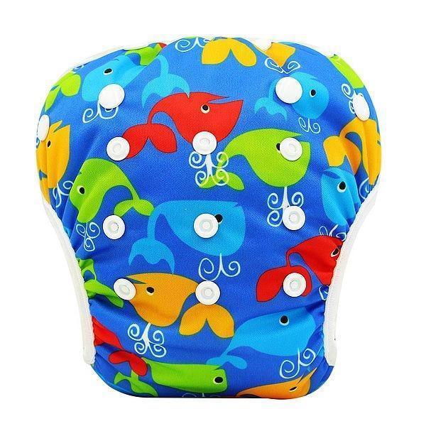 Baby Swimming Waterproof Adjustable Reusable Washable Cloth Pool Pant Diaper Cover - BIG FRENCHIES