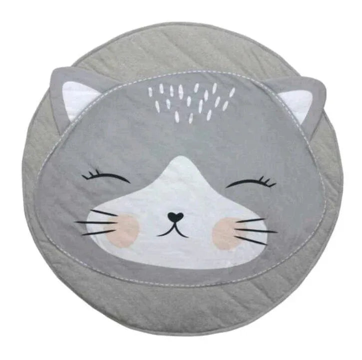 Luxury Mdoern Cartoon Animals Baby Play Mat Foldable Kids Crawling Pad Round Carpet Rug Toys Cotton Children Room Decor Photo Props Carpet For Kids - BIG FRENCHIES