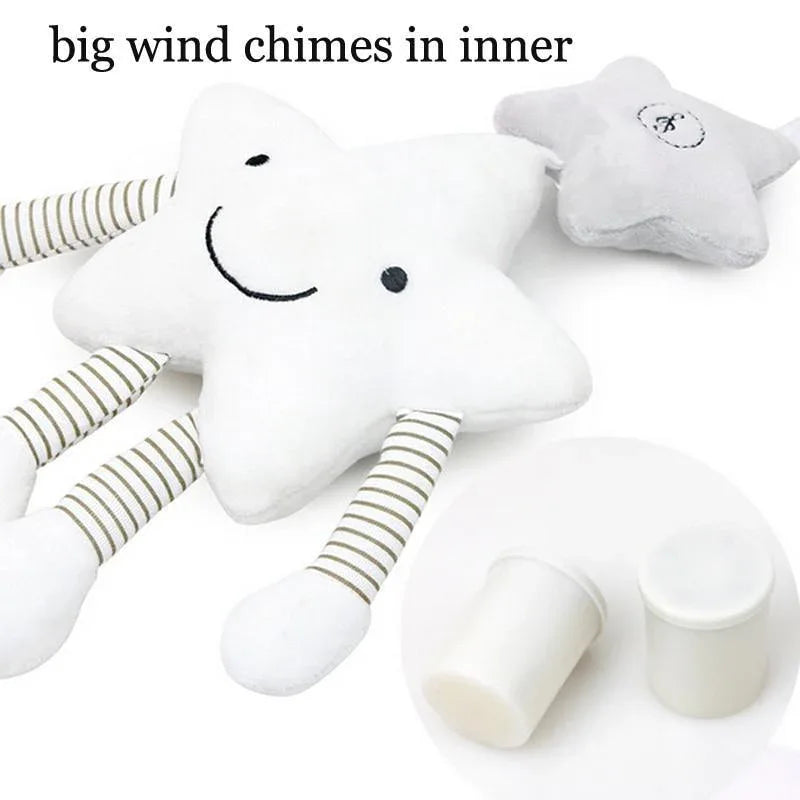 Baby Rattle Stroller Toy Musical Mobile Baby Toys Cute Learning Edccation Cartoon Star For Infant Strollers Crib Hanging For Kids and Baby - BIG FRENCHIES