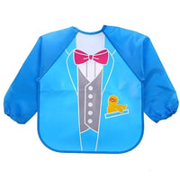 Waterproof Long Sleeve Girl Bibs Kids Burp Cloth Feeding Bib with Pocket Bib For Kids - BIG FRENCHIES