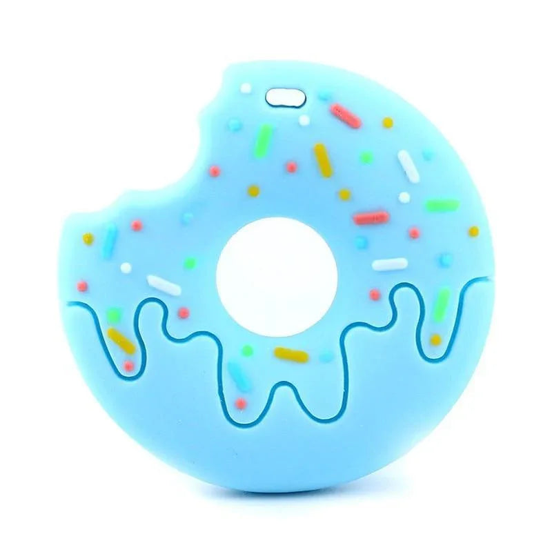 Gingerbread Man Raccoon Donut Silicone Teether Latex Free Teething Toy Baby Gift Food Grade Silicone - BIG FRENCHIES