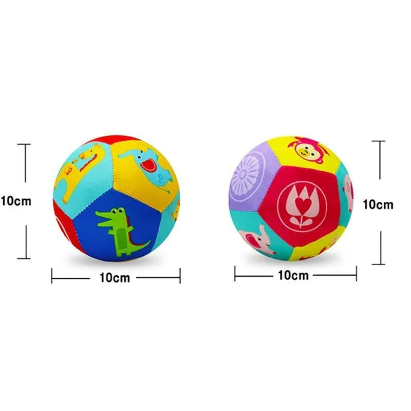 Education Baby Toys For Children Animal Ball Soft Plush Mobile Toy With Sound Baby Rattle Infant Body Building Ball For Kids - BIG FRENCHIES