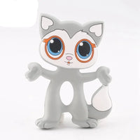 Silicone Teethers Food Grade Tiny Rod Teething Baby Shower Gifts Cartoon Animals Teether Let's Make 1pc - BIG FRENCHIES