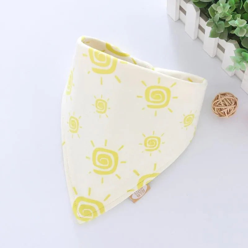 Cotton Cartoon Bandana Feeding Saliva Towel Waterproof Bibs For Baby Burp Accessory Adjustable Button Durable Baby Towels - BIG FRENCHIES