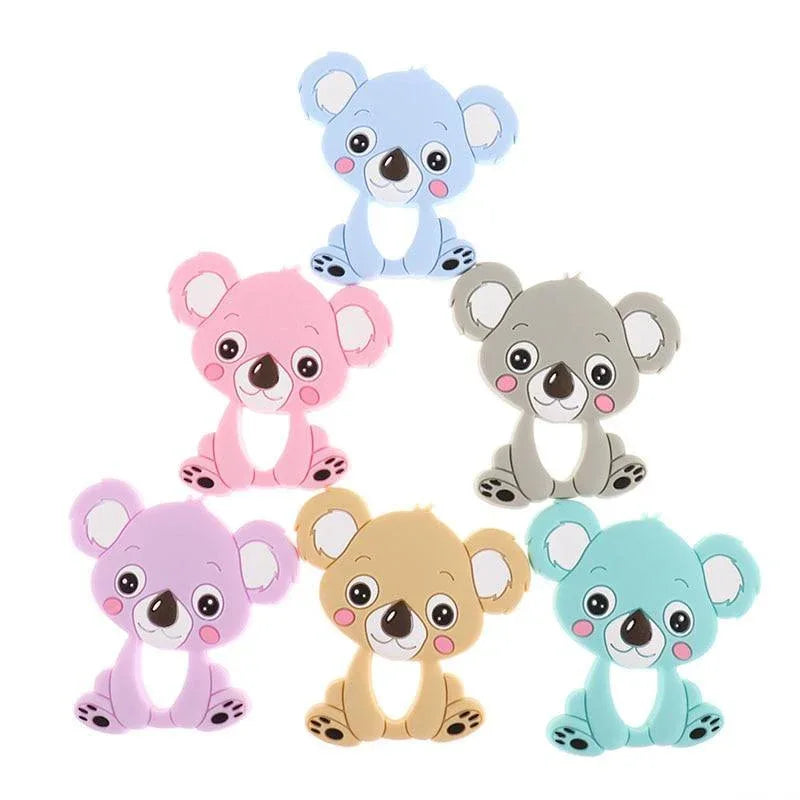 Unicorn Silicone Baby Teether Cartoon Animal BPA Free Rodents Teething Shower Gifts Koala Penguin Owl Fox For Kids - BIG FRENCHIES