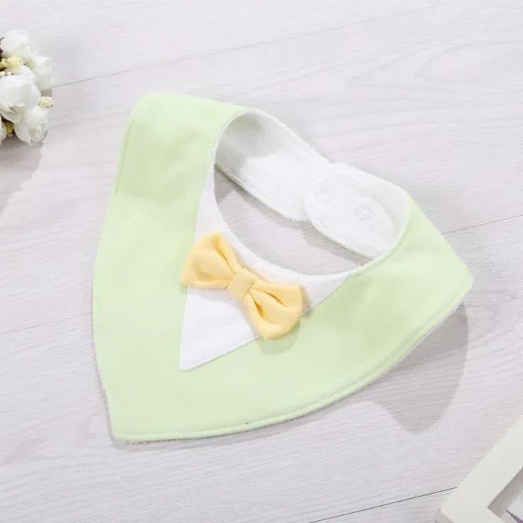 Infant Kids Bibs For Boy/Girls Newborn Feeding Waterproof Toddlers Soft Bow Burp Tie Scarf For Children - BIG FRENCHIES