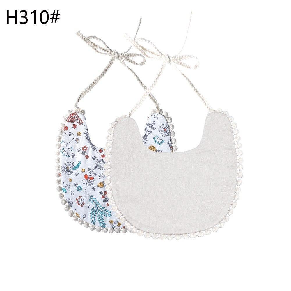 Handmade Luxury Floral Baby Bib Accessories Burp Cloths Newborn Baby Boy Girl Kids Cartoon Bibs 100% Cotton Linen Waterproof Saliva Bib For Kids - BIG FRENCHIES