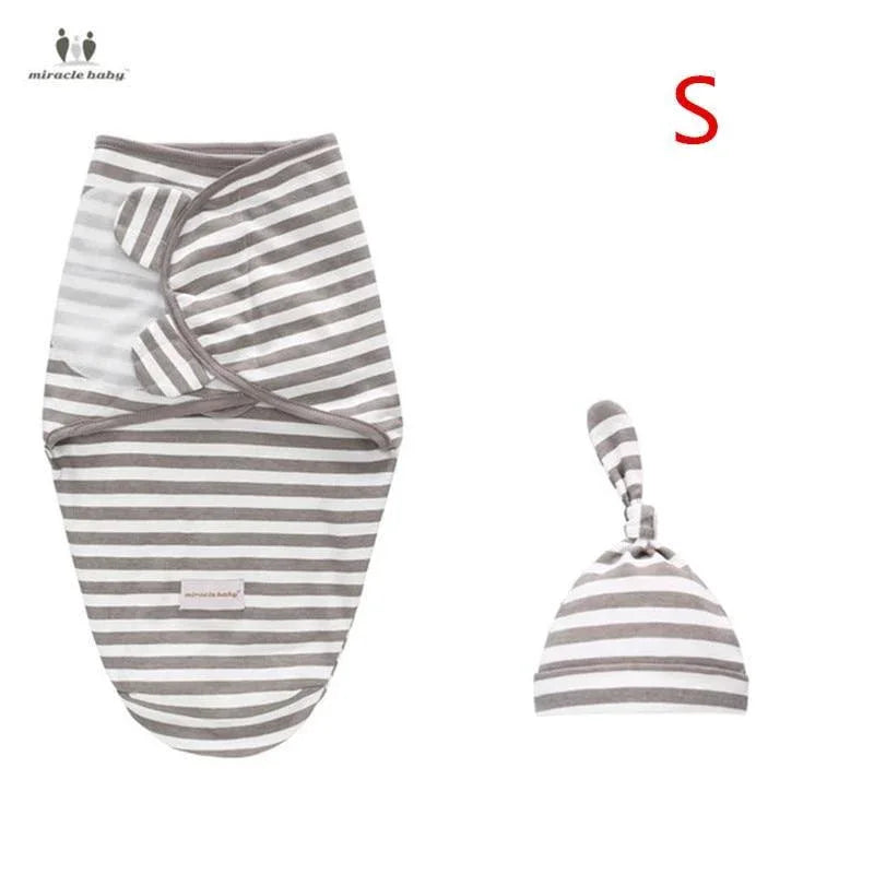 Baby Swaddle Blanket With Cap Swaddle Wrap Swaddling bag Baby Sleeping Bag - BIG FRENCHIES
