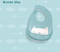 Bibs Waterproof Silicone Feeding Baby Saliva Towel Newborn Cartoon Aprons Baby Bibs Adjustable - BIG FRENCHIES