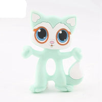Silicone Teethers Food Grade Tiny Rod Teething Baby Shower Gifts Cartoon Animals Teether Let's Make 1pc - BIG FRENCHIES