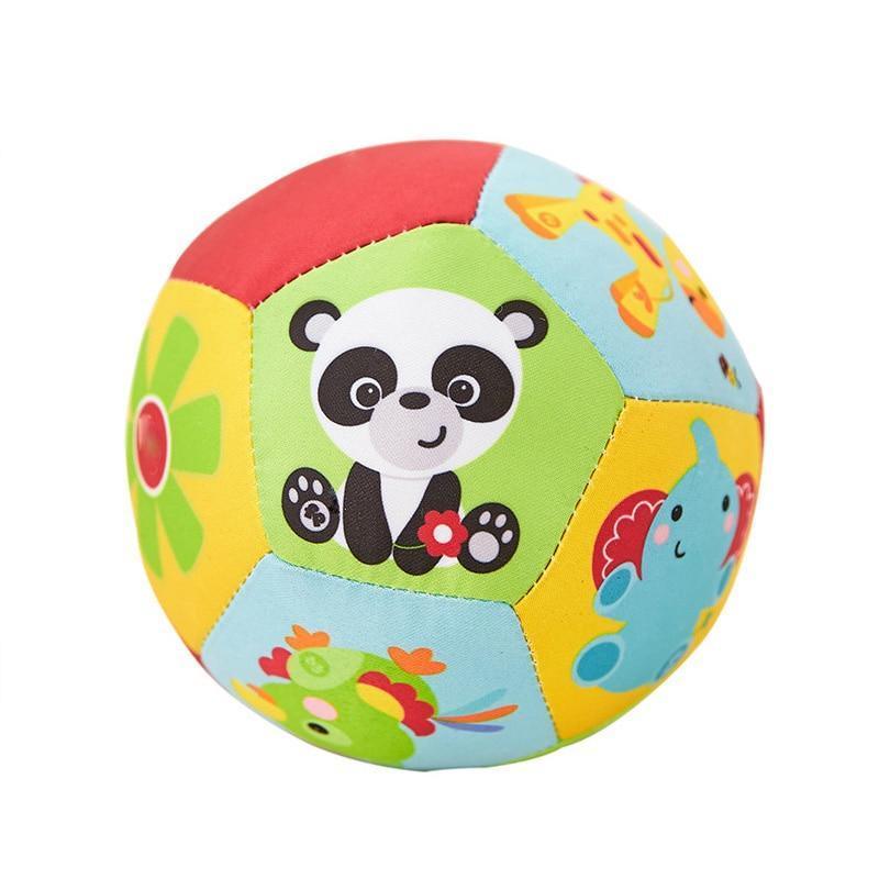 Animal Ball Soft Plush Baby Mobile Toys With Sound Baby Rattle Body Building Ball Newborn Educational Toys For Kids - BIG FRENCHIES