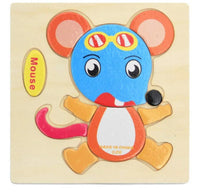 3D Wooden Children Interesting Puzzle Toys With Animals and Cars Exellent Puzzles Intelligence Kids Early Educational Toys For Children - BIG FRENCHIES