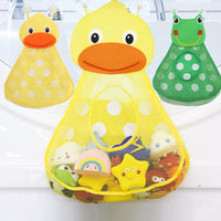 Baby Shower Bath Toys Little Duck Little Frog Baby Kids Toy Storage Mesh With Strong Suction Cups Toy Bag Net Bathroom Organizer - BIG FRENCHIES